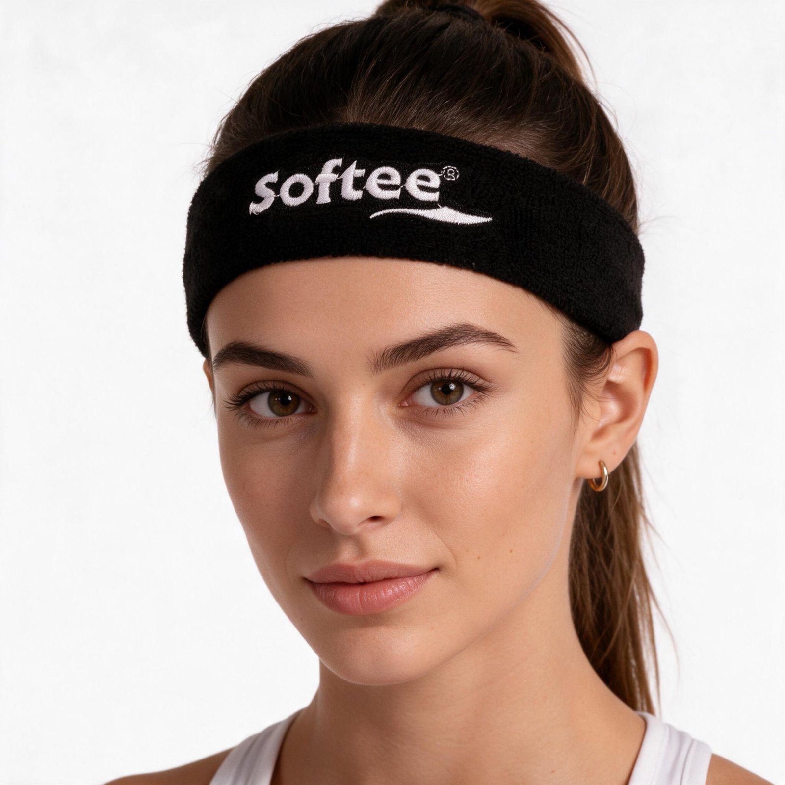 cinta de pelo softee negro 1