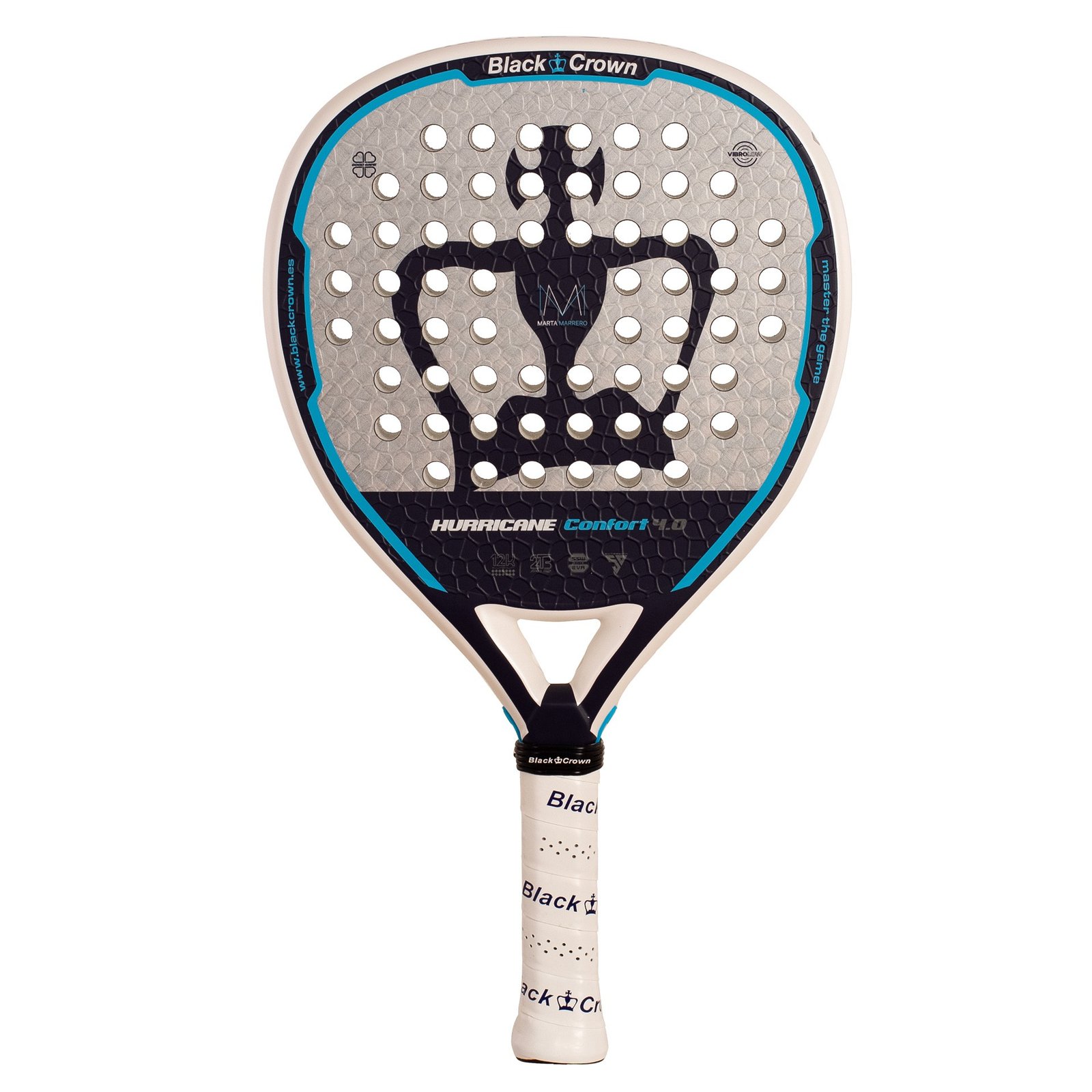 pala de pádel black crown hurricane comfort 4.0