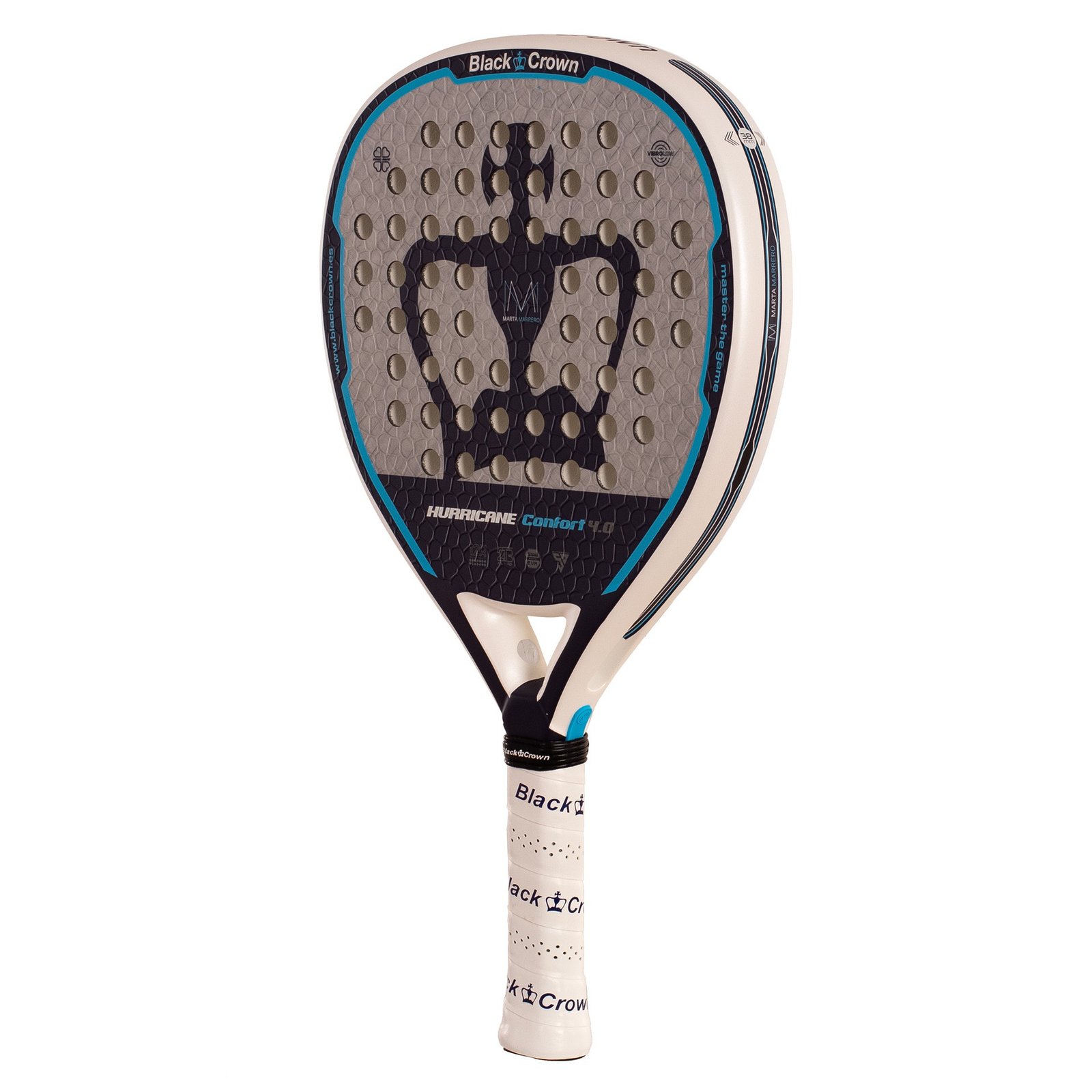 pala de pádel black crown hurricane comfort 4.0 3
