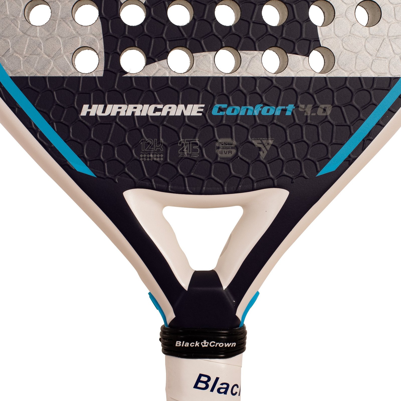 pala de pádel black crown hurricane comfort 4.0 6
