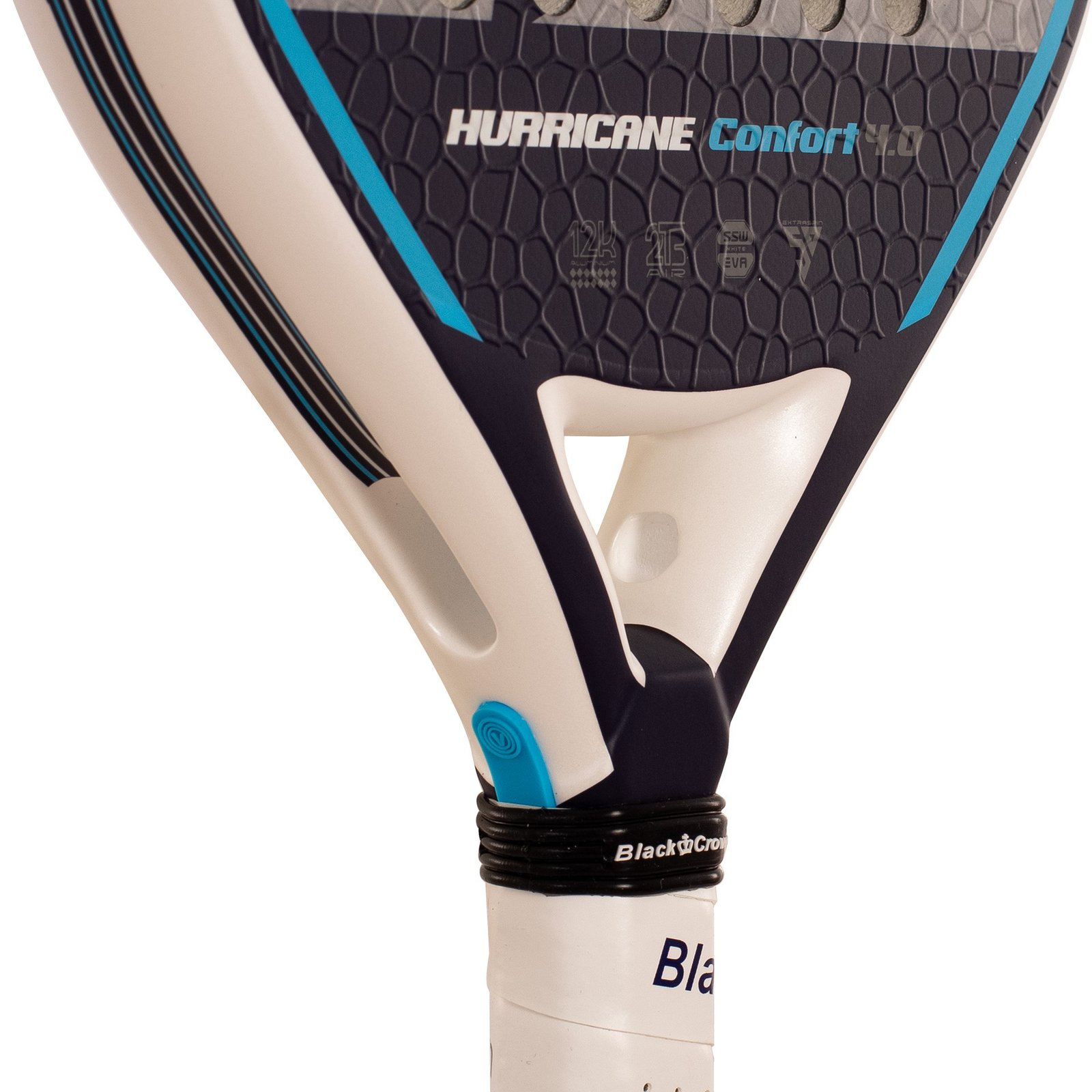 pala de pádel black crown hurricane comfort 4.0 7