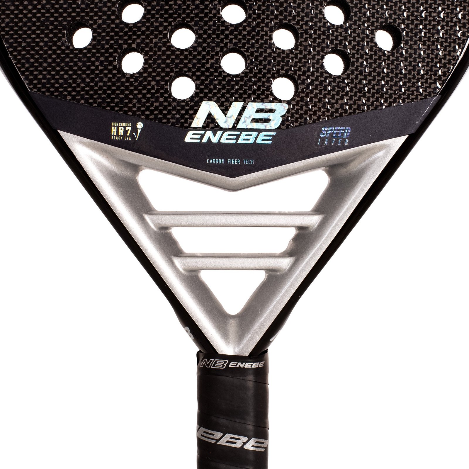 pala de pádel enebe mustang silver 3k 3