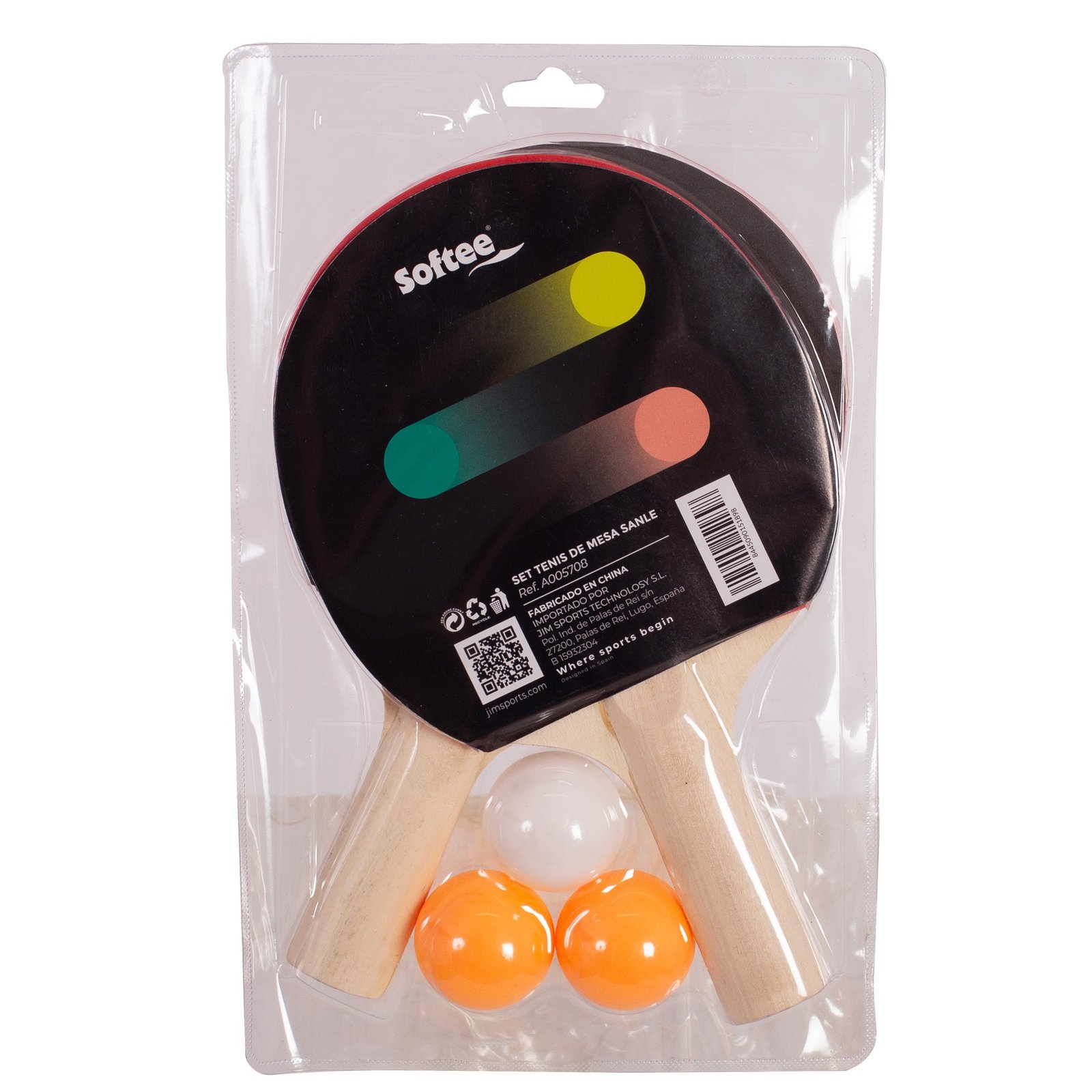 set tenis de mesa sanle 1