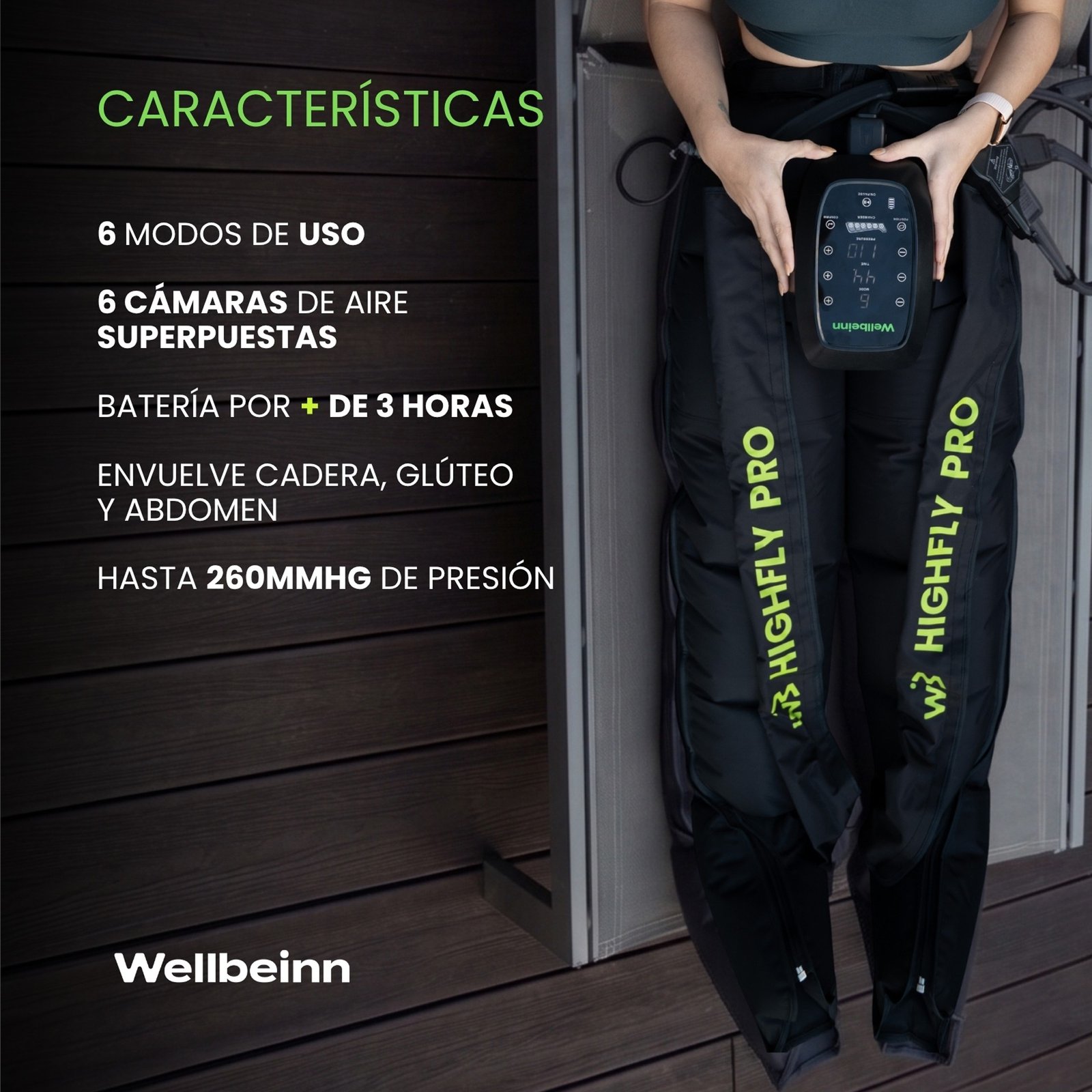 botas presoterapia highfly pro 2