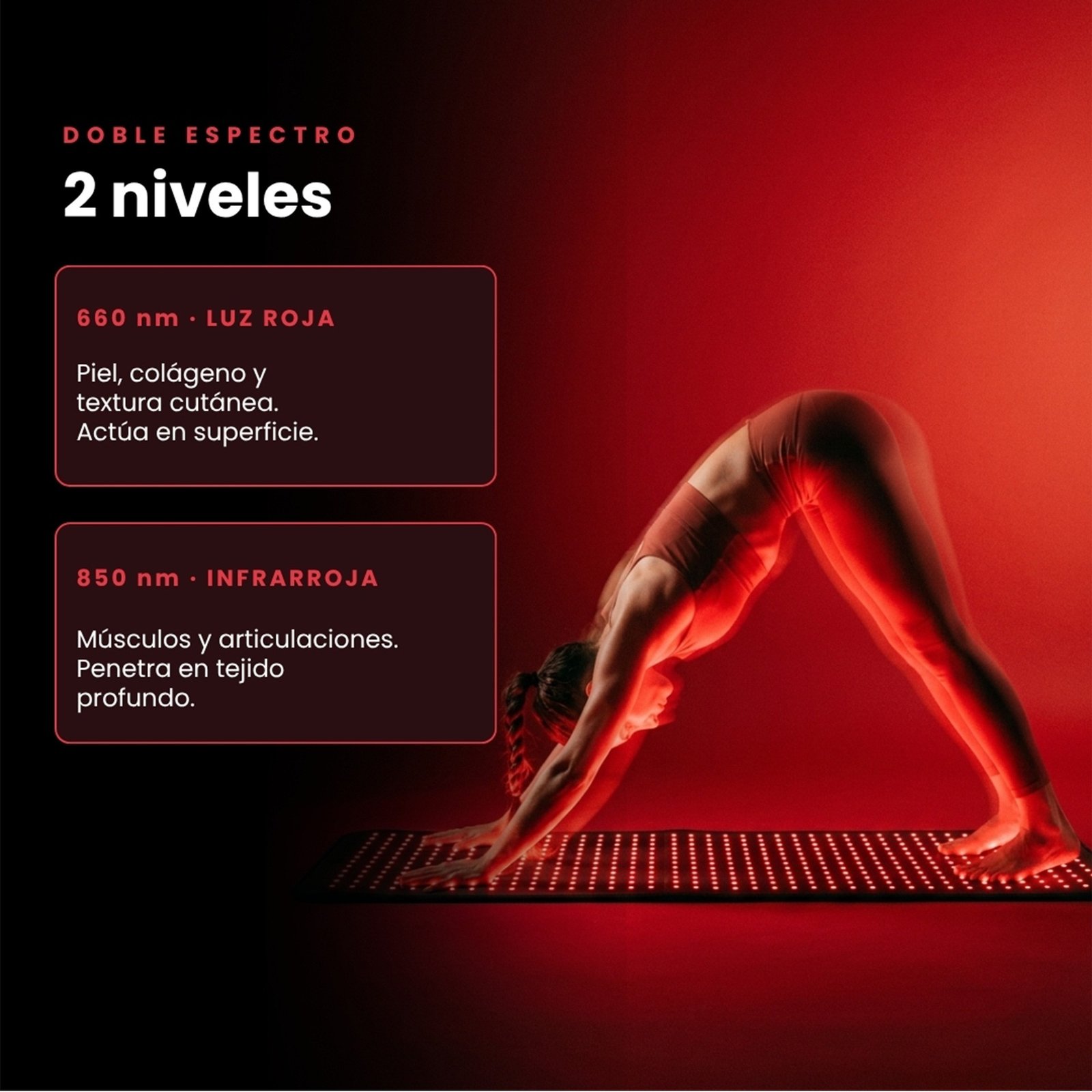 esterilla de luz roja – redinn mat 2